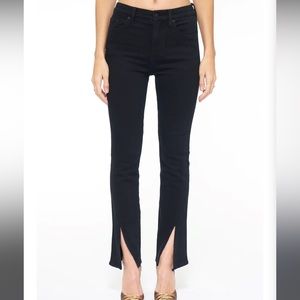 Pistola Teagan High Rise Vented Straight in Dark Vinyl 28